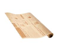 Papier sulfurisé de cuisson 30 CM rouleau 8 m en papier brun | Pour four et friteuse à air, 1 rouleau, adapté aux wraps au poulet et hot-dogs, usage boulangerie et snack