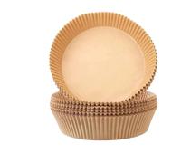 Papier Sulfurisé Jetable Pour Friteuse à Air Chaud 150 pièces de papier jetable rond/carré for friteuse à air Pour Friteuse à Air Chaud(Round)