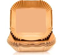 Papier sulfurisé pour friteuse à air chaud, Les revêtements de papier for friteuse à air 300 pièces 20-23cm sont perforés et jetables normaux(Normal 20cm)