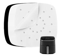 Papier sulfurisé pour friteuse à air comprimé Cosori TurboBlaze 9 en 1 de 6 litres, friture à air, rôtir, cuire, griller, sécher, accessoires et doublures, antiadhésif, non toxique, sans BPA et sans