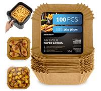 Papier sulfurisé pour inserts de friteuse 16 cm Berdsen - 100 pièces