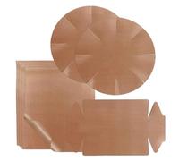 Papier Sulfurisé | Ustensiles Antiadhésifs Réutilisables Qualité Alimentaire - Papier pour Air Fryer | Four, Cuiseur Vapeur, Camping, Barbecue, Pique-Nique, Jardin