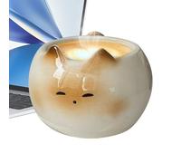 Papier tasse de chat - 210 ml de thé à chaton siamois en céramique, adorable bateau à boire de café | Women Wiring, charmant cadeau pour les amoureux des animaux, lait créatif ou porte-espres
