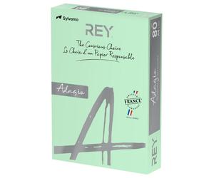 Papier Teinté REY Adagio A4 80GSM, Vert, Paquet De 500 - ADAGI080X688