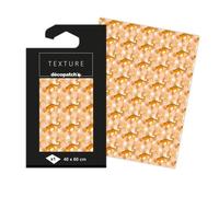 Papier Texture Décopatch n°819 -1 feuille 40x60cm - Orange