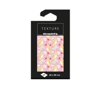Papier Texture Décopatch n°820 -1 feuille 40x60cm - Rose