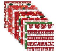 Papier Thème Noël - Papier Décoratif Créatif, Ensemble Feuilles Colorées Motifs Festifs Épais Élégants | Artisanat Création Pour Cartes Décoration Album Scrapbooking Projet Cadeau Fête Bricolag