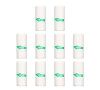 Papier Thermique Auto-AdhéSif 10pcs, Rouleaux de Papier pour Mini Imprimante 57 X 25mm, Papier de Reçu Haute Qualité pour Imprimante Thermique de Poche pour Commerce, Bureau et Événements