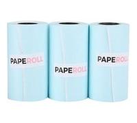 Papier Thermique Autocollant 3pcs Étanche 56mm pour Imprimante - Bleu G