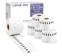 Papier thermique étanche pour Dymo Labelampa er,rouleau d'étiquettes,36mm * 89mm,99012 Attro,4XL,260 Turbo,99012,5 pièces,450 - Type 11354-5PK