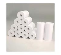 papier thermique Lot de 12 rouleaux papier d'impression recharge for appareil photo instantané, film thermique sans noyau caisses enregistreuses portables 57 mm, imprimante mobile(12 Rolls)