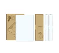 papier thermique Mini imprimantes A4 Séchage rapide et stockage longue durée Papier thermique continu plié(2 Rolls Long Term)