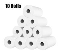 Papier Thermique Pour Appareil Photo D'Enfant, 10 Rouleaux De Pâte De Bois Blanche, Pièce De Rechange Pour Impression Instantanée, B85b