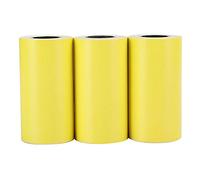 Papier Thermique pour Imprimante, Autocollant Brillant 3 Pièces, Imprimante Portable Mini Film Photo étanche 56 MM, pour Imprimante Péripage(jaune)