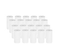 Papier Thermique Recharge d'appareil photo instantané for enfants, impression thermique sans noyau, for caisses enregistreuses portables de 57 mm, imprimante mobile(20 Rolls No-sticky)