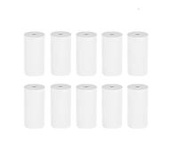 Papier Thermique Rouleau de papier thermique for imprimante photo, recharge for appareil photo instantané, blanc, non adhésif, 57 mm, for mini-imprimante portable(10 Rolls)