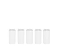 Papier Thermique Rouleau de papier thermique for imprimante photo, recharge for appareil photo instantané, blanc, non adhésif, 57 mm, for mini-imprimante portable(5 Rolls)