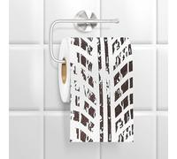 Papier toilette amusant avec traces de freinage - Papier toilette amusant avec traces de pneus marron - Mad Monkey