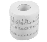 Papier Toilette Anglais 1 Rouleau, Élèves du Primaire | Pâte de Bois, Usage Quotidien à Maison, Design Ludique, Apprentissage du Vocabulaire Sons