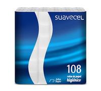 Papier Toilette Double Épaisseur 108 Rouleaux | Papier Toilette Super Doux 9 Paquets de 12 Rouleaux