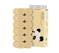 Papier toilette en pâte de bambou épais 5 couches abordable gros tissu rouleau doux absorbant résistant et portable pour l hygiène quotidienne domestique