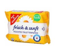 Papier toilette humide à la camomille Lot de 8 (8 x 70 feuilles)