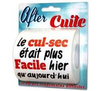 papier toilette humoristique after cuite - surprisez vous pq11 Blanc
