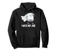 Papier Toilette Humoristique avec Inscription « I Hate My Job » Sweat à Capuche