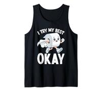 Papier Toilette Humoristique avec Inscription « I Try My Best Okay » Débardeur