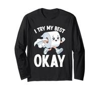 Papier Toilette Humoristique avec Inscription « I Try My Best Okay » Manche Longue