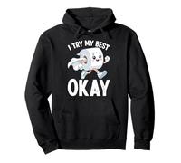 Papier Toilette Humoristique avec Inscription « I Try My Best Okay » Sweat à Capuche