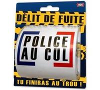 papier toilette humoristique délit de fuite - surprisez vous pq14 Blanc