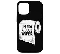 Papier Toilette Humoristique Humoristique Im Not a Good Wiper Coque pour iPhone 12/12 Pro