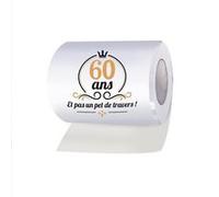 papier toilette humoristique la soixantaine - sud trading cd7492v60 Blanc G