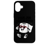 Papier Toilette Humour Adulte comédie Humour Sarcasme Coque pour iPhone 16 Plus