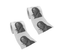 Papier Toilette Kamala Harris 2025, 2 Rouleaux De Papier Toilette Humoristique Imprimé Harris, Offre Spéciale À 50 %