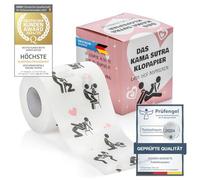 Papier toilette Kamasutra WC Papier toilette amusant avec des positions et postures érotiques pour les amoureux.(Kama Sutra)