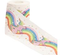 Papier toilette licorne et arc-en-ciel getDigital | Boite cadeau fournie | 1 Rouleau de 200 feuilles | triple épaisseur
