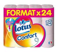 Papier Toilette Lotus Confort Papier Toilette Aquatube 24 Rouleaux (Papier Rose)34