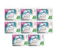 Papier Toilette Lotus Just 1 Blanc 6 Rouleaux Ultra Doux Haute Qualité - lot de 8 - Offre Spéciale