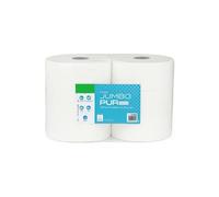 Papier Toilette Maxi Jumbo Lisse, 2 Plis, 600m, Lot de 6 Rouleaux | Longue Durée & Haute Capacité, Compatible Distributeurs WC Jumbo, Usage Pro, CHR, Sanitaires, Collectivités
