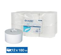 Papier toilette mini jumbo Lucart Strong L-One, lot de 12