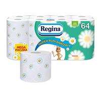 Papier Toilette Regina à la Camomille, Fin et Robuste (64 Rouleaux)