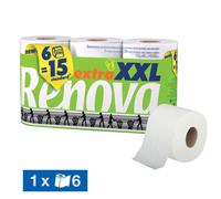 Papier toilette Renova Compact Extra XXL 2 ép, lot de 6 rouleaux