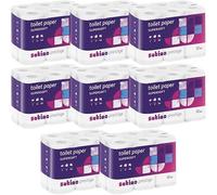 Papier Toilette Supersoft, 2 Plis, Blanc, 200 Feuilles par Rouleau, 96 Rouleaux