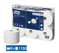 Papier toilette Tork Advanced SmartOne T8 2 épaisseurs, lot de 6 maxi bobines