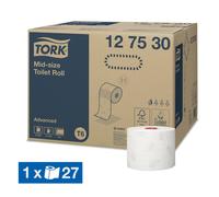 Papier toilette Tork distributeur T6 2 épaisseurs, lot de 27 rouleaux