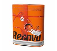Papier toilette triple épaisseur Renova couleur orange - Paquet 6 rouleaux
