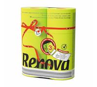 Papier toilette triple épaisseur Renova couleur vert - Paquet 6 rouleaux