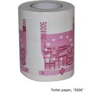 Funny Fashion e59336 fin de série papier toilette gag 500€ Chapeaux, masques et accessoires de fête, multicolore